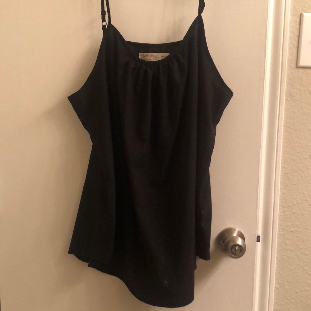 Black summer blouse